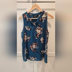 alice blue Women's Blue Floral Top